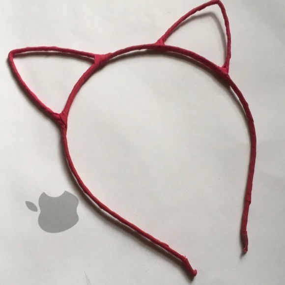 Cat Ears Hair Holder Metal Headband Pink Cat Ears - Picture 6 of 8